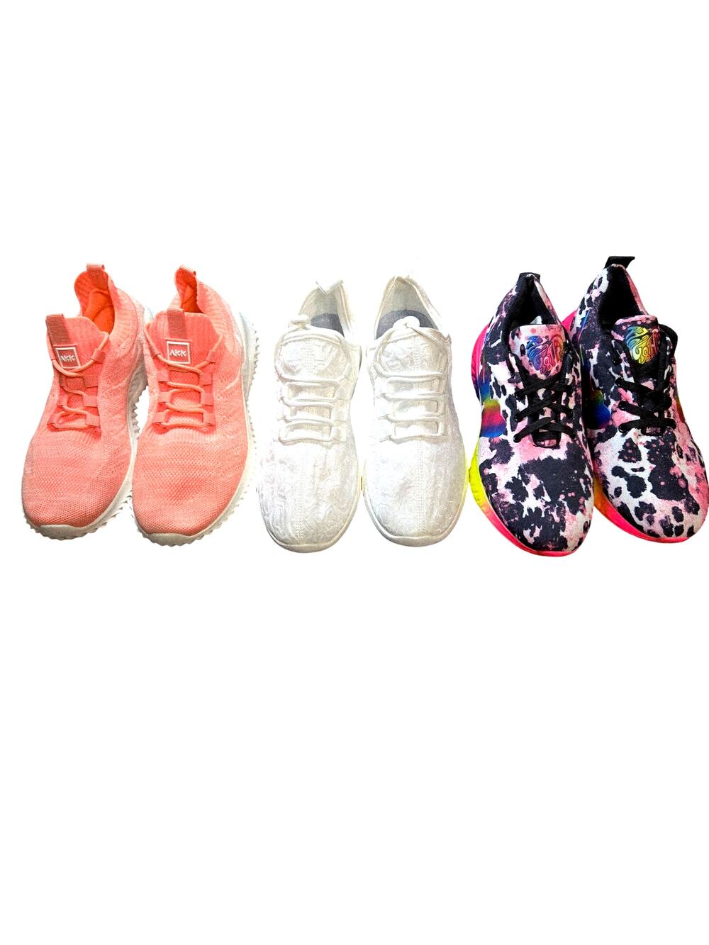 Lightweight Women's Size 10 Lot of 3 Pair Comfortable Flat Running  Bulk Shoes